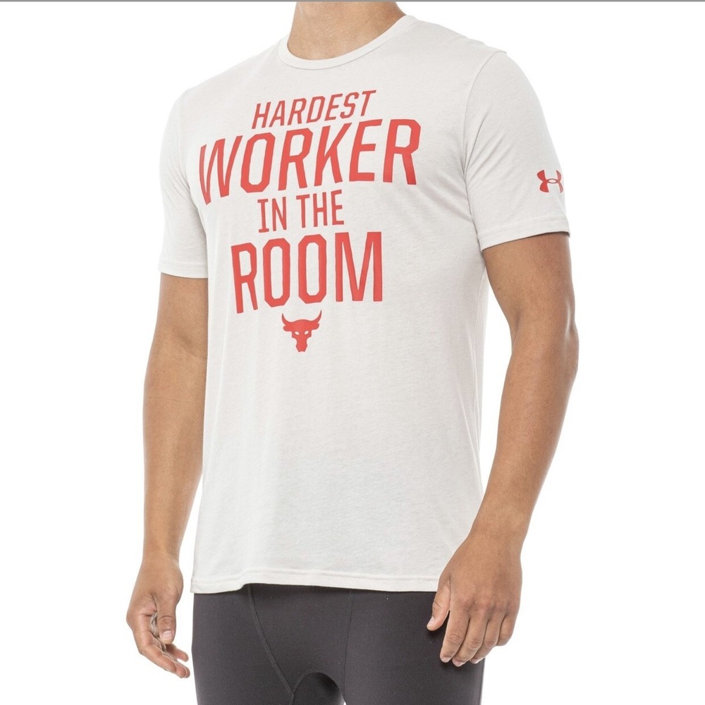 Under Armour - Men's Project Rock HWITR Short Sleeve - Size L